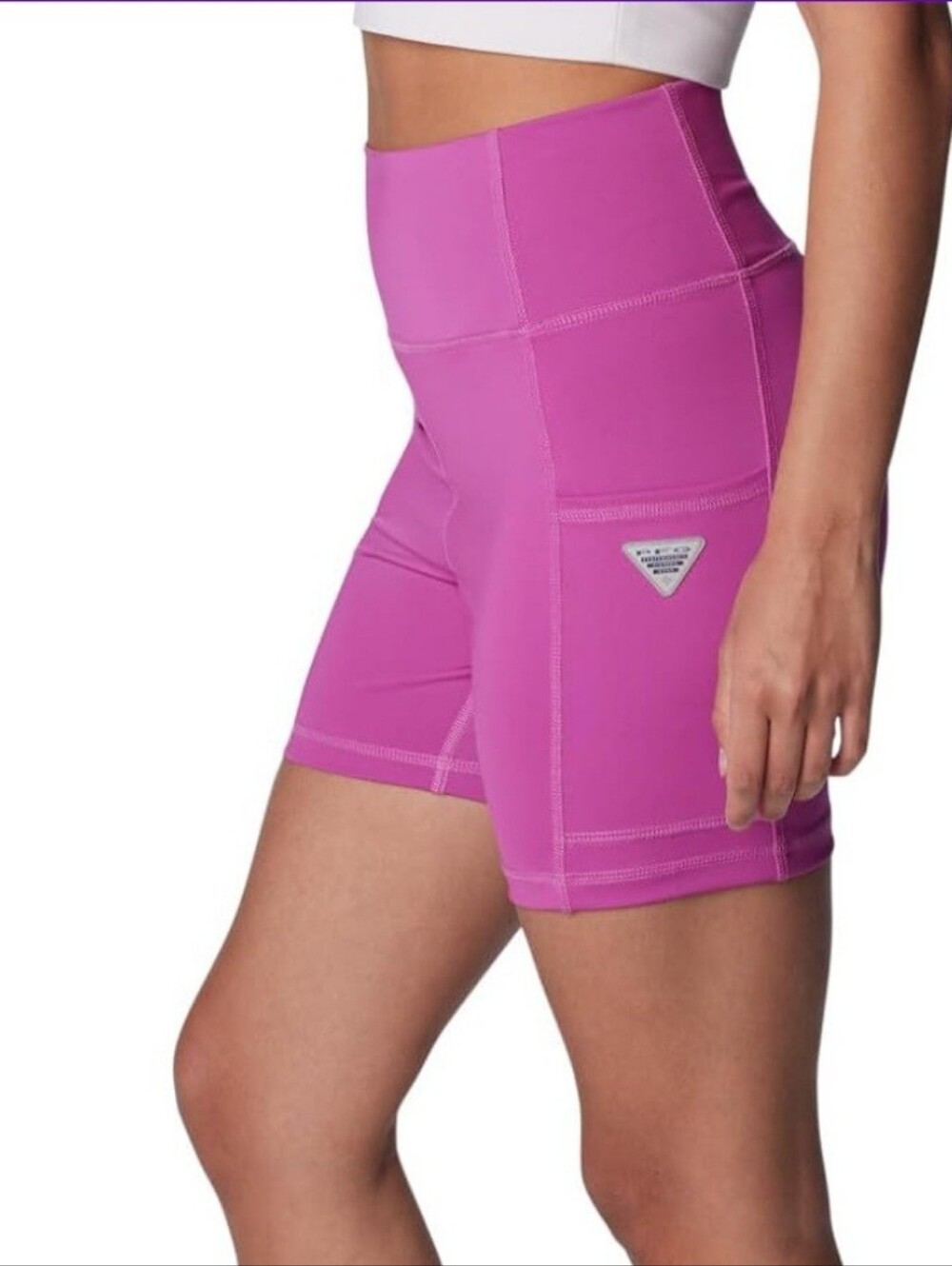 Columbia Omni Shade Tidal Light Active Shorts 5" Pockets XXL Berry Pink